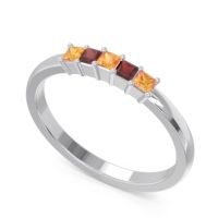 Pave Princess Cut Rajji Band