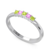 Pave Princess Cut Rajji Band