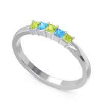 Pave Princess Cut Rajji Band