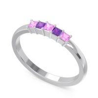 Pave Princess Cut Rajji Band