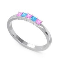 Pave Princess Cut Rajji Band