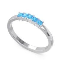 Pave Princess Cut Rajji Band