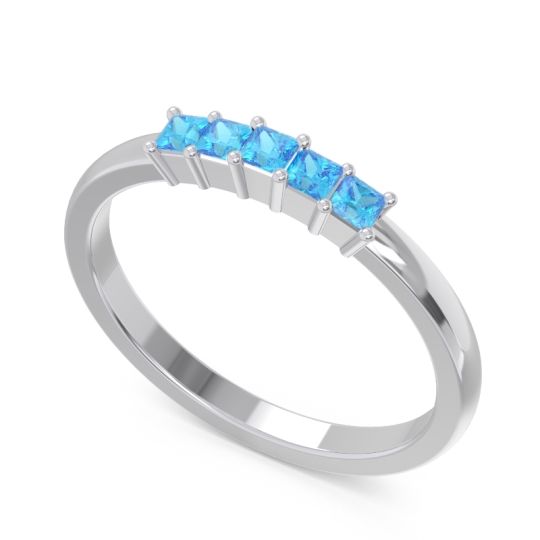 Pave Princess Cut Rajji Band
