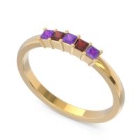 Pave Princess Cut Rajji Band