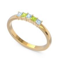 Pave Princess Cut Rajji Band