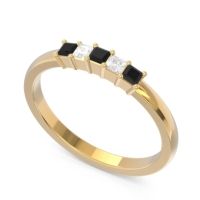 Pave Princess Cut Rajji Band