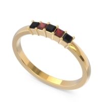 Pave Princess Cut Rajji Band