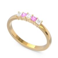 Pave Princess Cut Rajji Band