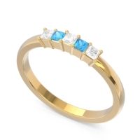 Pave Princess Cut Rajji Band