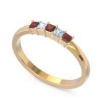 Pave Princess Cut Rajji Band