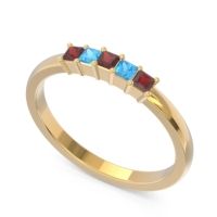 Pave Princess Cut Rajji Band