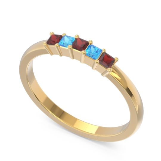 Pave Princess Cut Rajji Band