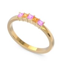 Pave Princess Cut Rajji Band