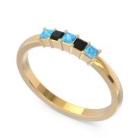 Pave Princess Cut Rajji Band