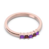 Pave Princess Cut Rajji Band
