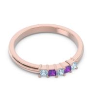 Pave Princess Cut Rajji Band