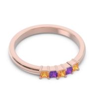 Pave Princess Cut Rajji Band