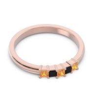 Pave Princess Cut Rajji Band