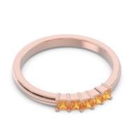 Pave Princess Cut Rajji Band
