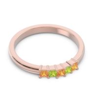 Pave Princess Cut Rajji Band
