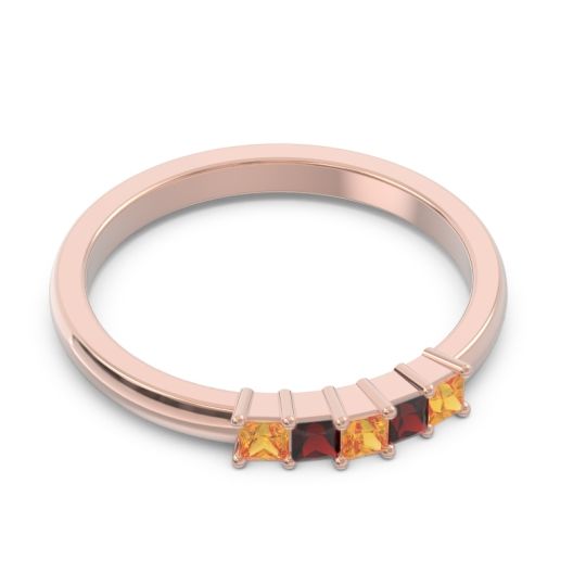 Pave Princess Cut Rajji Band