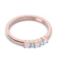 Pave Princess Cut Rajji Band
