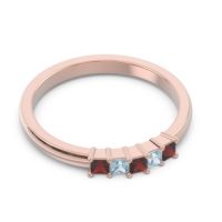 Pave Princess Cut Rajji Band