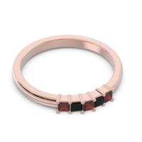Pave Princess Cut Rajji Band