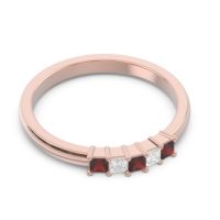 Pave Princess Cut Rajji Band