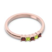 Pave Princess Cut Rajji Band