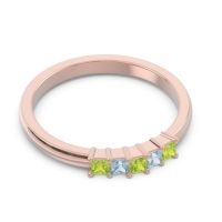 Pave Princess Cut Rajji Band