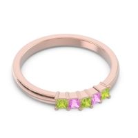 Pave Princess Cut Rajji Band