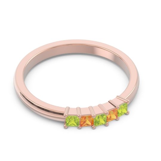 Pave Princess Cut Rajji Band