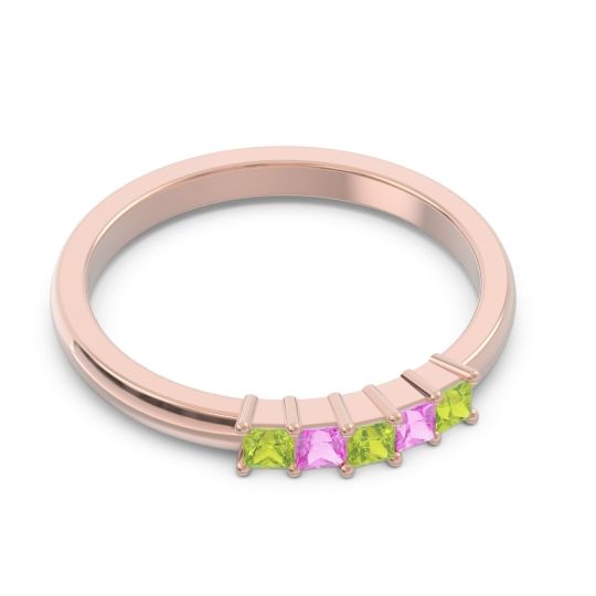 Pave Princess Cut Rajji Band
