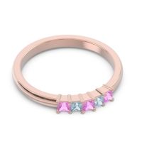 Pave Princess Cut Rajji Band