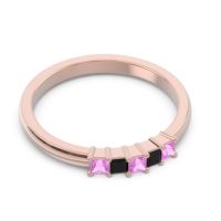 Pave Princess Cut Rajji Band