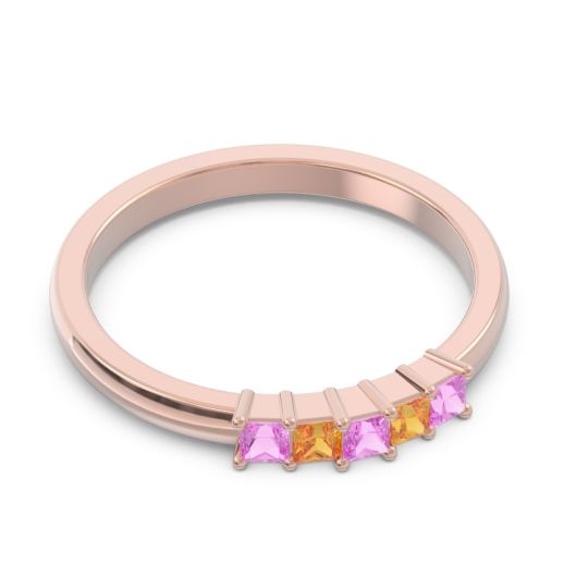 Pave Princess Cut Rajji Band