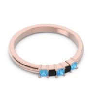 Pave Princess Cut Rajji Band