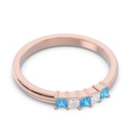 Pave Princess Cut Rajji Band