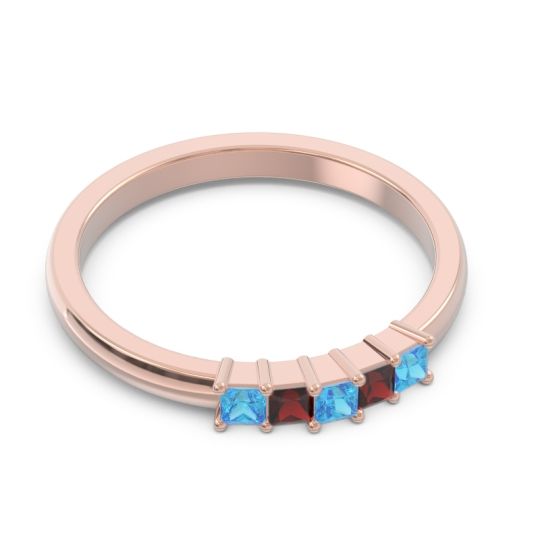 Pave Princess Cut Rajji Band