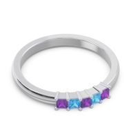 Pave Princess Cut Rajji Band