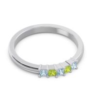 Pave Princess Cut Rajji Band