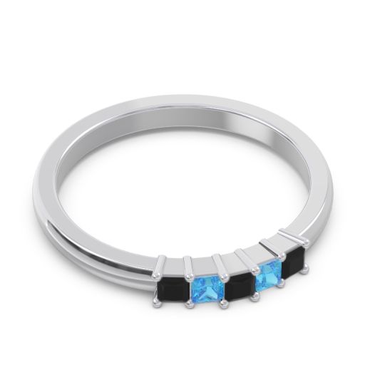 Pave Princess Cut Rajji Band