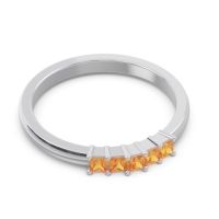 Pave Princess Cut Rajji Band