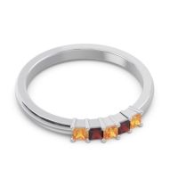 Pave Princess Cut Rajji Band