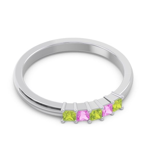 Pave Princess Cut Rajji Band