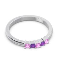Pave Princess Cut Rajji Band