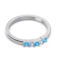Pave Princess Cut Rajji Band