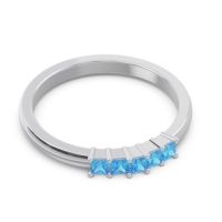 Pave Princess Cut Rajji Band
