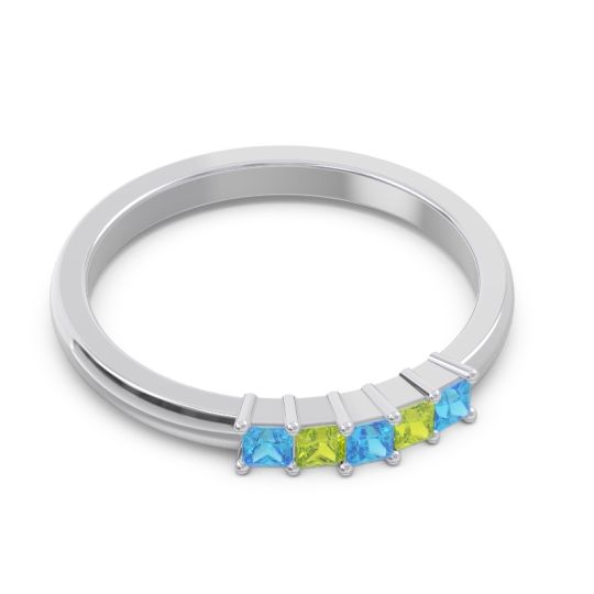 Pave Princess Cut Rajji Band